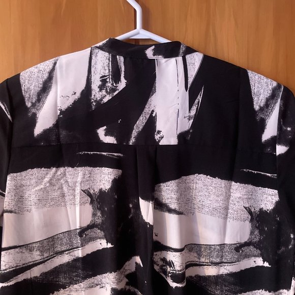 JDY Shirt Dress Black and White sz. 34 - Picture 6 of 11